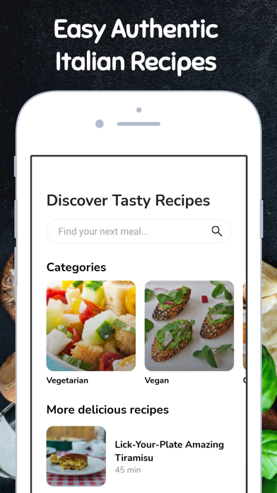 Homemade Italian Recipes screenshot 4