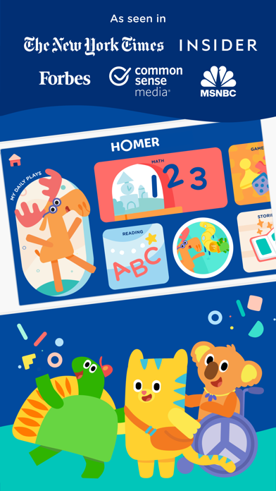 HOMER: Fun Learning For Kids screenshot 1
