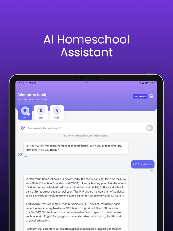 Homeschool Planner AI: Uschool screenshot 8