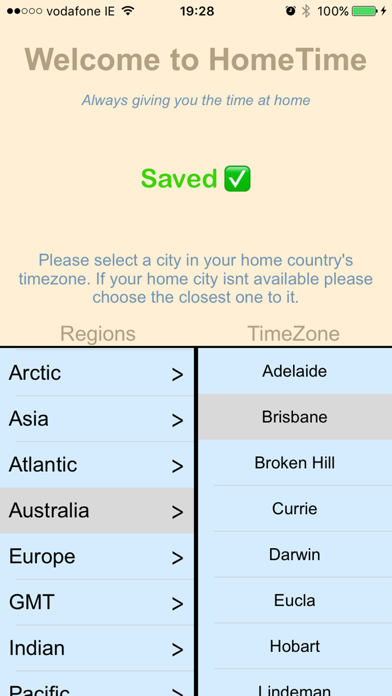 HomeTime screenshot 2