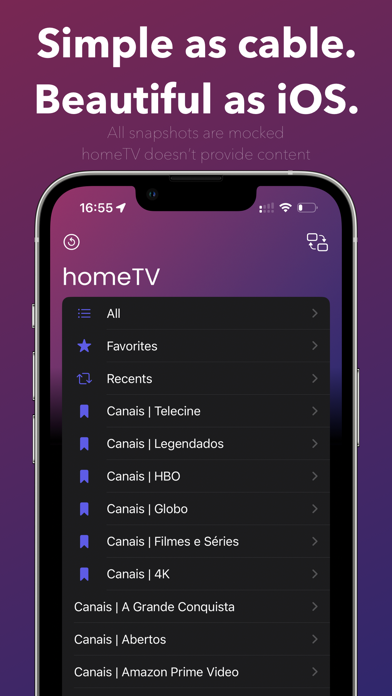homeTV IPTV Player screenshot 4