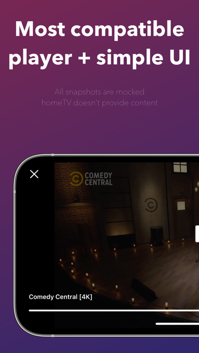 homeTV IPTV Player screenshot 2