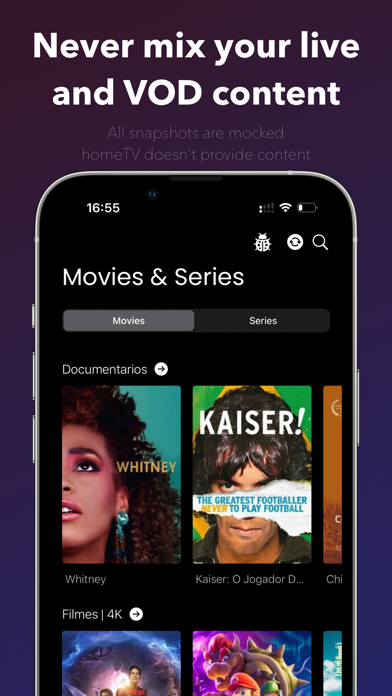 homeTV IPTV Player screenshot 3