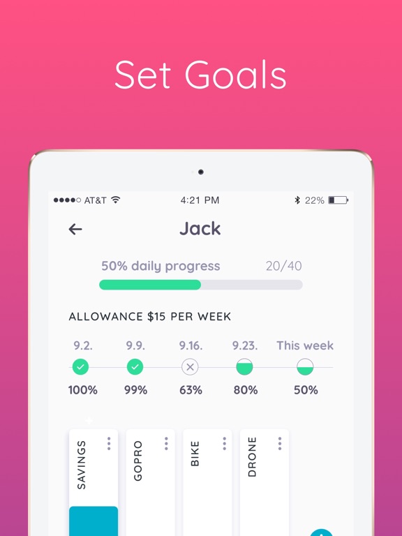 Homey - Chores and Allowance screenshot 2