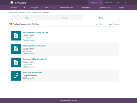 HomeZada Mobile screenshot 4