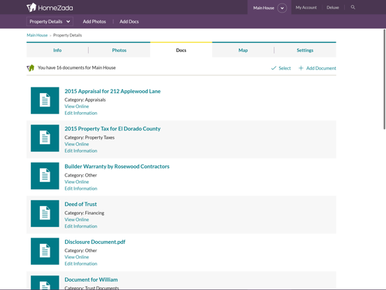 HomeZada Mobile screenshot 1