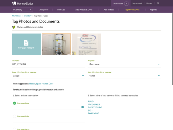 HomeZada Mobile screenshot 2