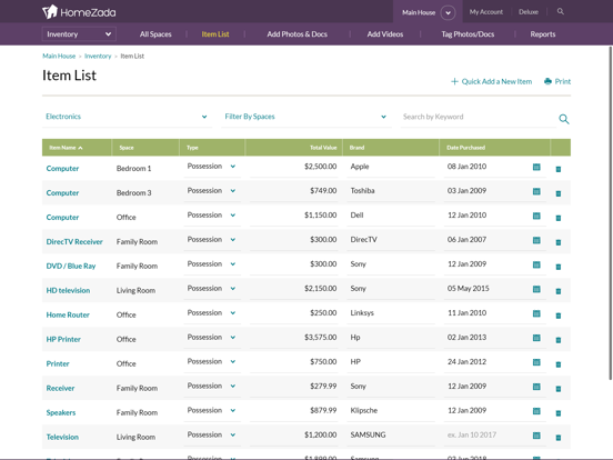 HomeZada Mobile screenshot 3