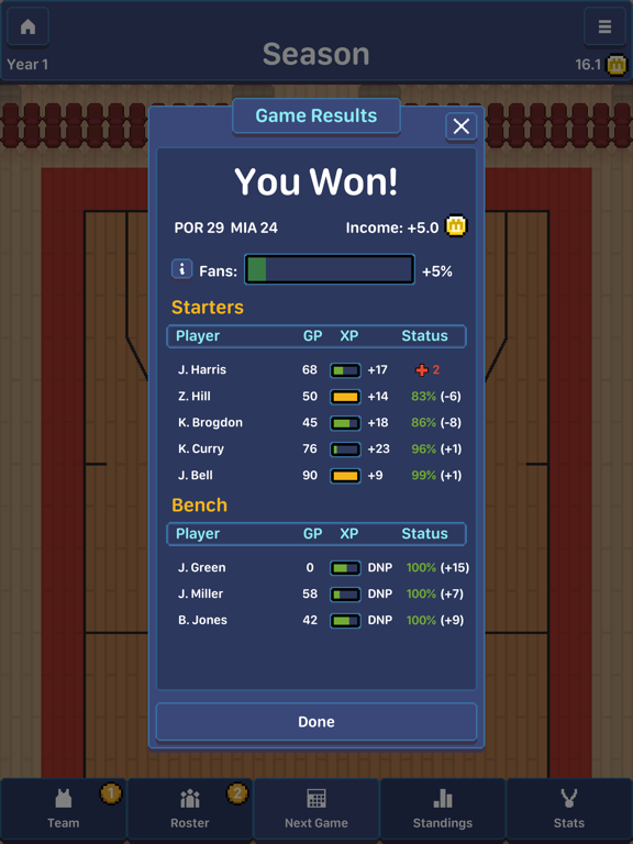 Hoop League Tactics screenshot 3