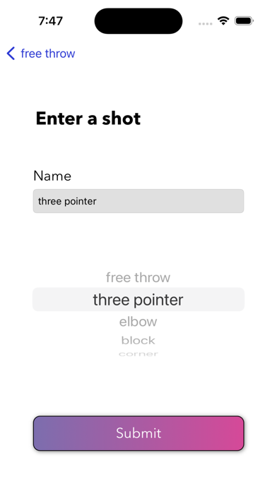 HoopSong Shot Tracker screenshot 1