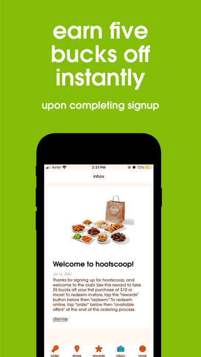 Hoots Wings Rewards & Ordering screenshot 1