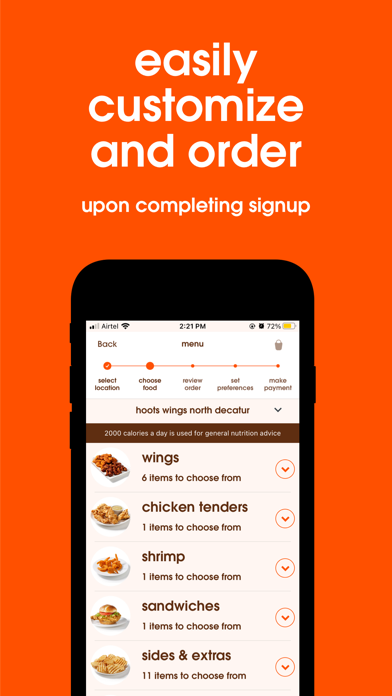 Hoots Wings Rewards & Ordering screenshot 3