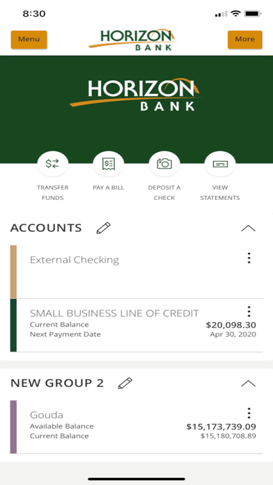 Horizon Bank Mobile Banking screenshot 3