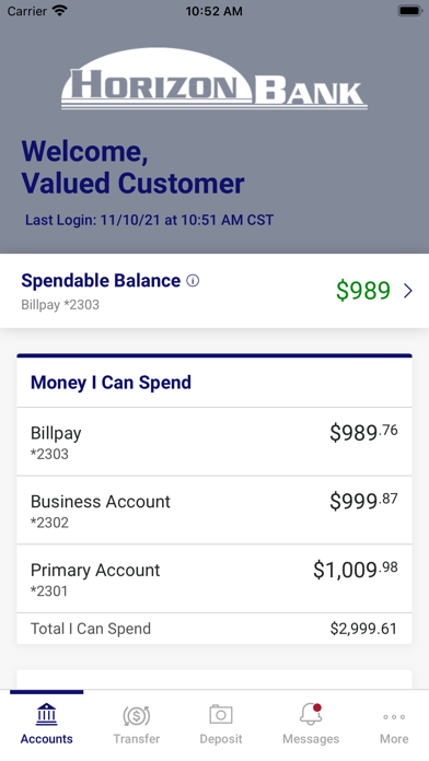 Horizon Bank NE Mobile screenshot 3