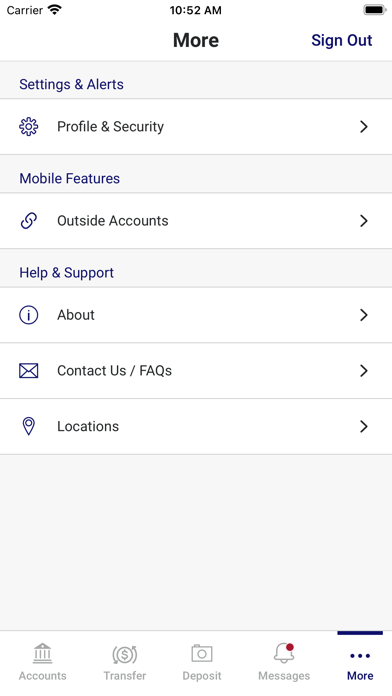 Horizon Bank NE Mobile screenshot 1