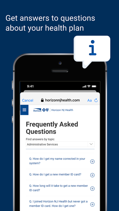 Horizon NJ MyCare screenshot 3