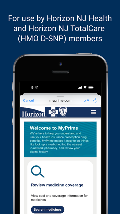 Horizon NJ MyCare screenshot 2