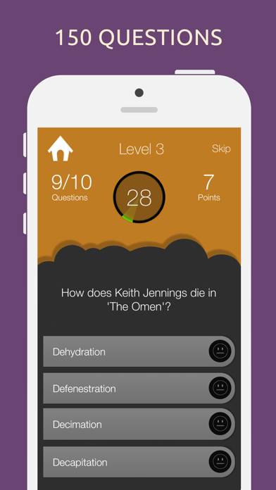 Horror Movies Quiz Trivia Game screenshot 1