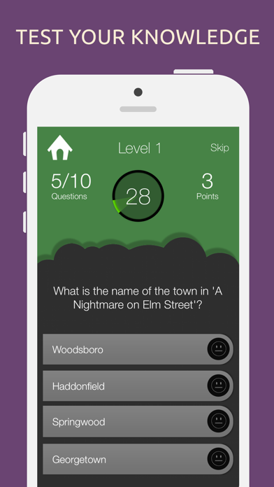 Horror Movies Quiz Trivia Game screenshot 3
