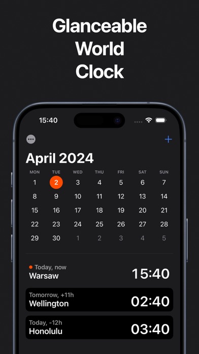 Horzono World Clock screenshot 4