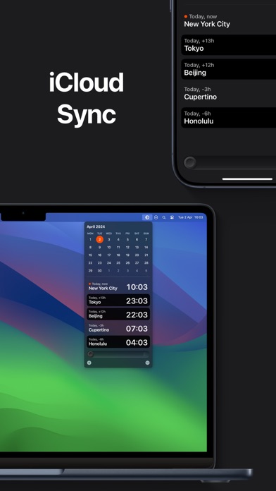 Horzono World Clock screenshot 1