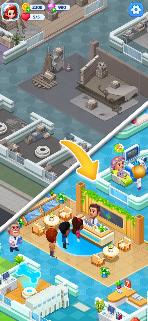 Hospital Fever® Doctor Games screenshot 2