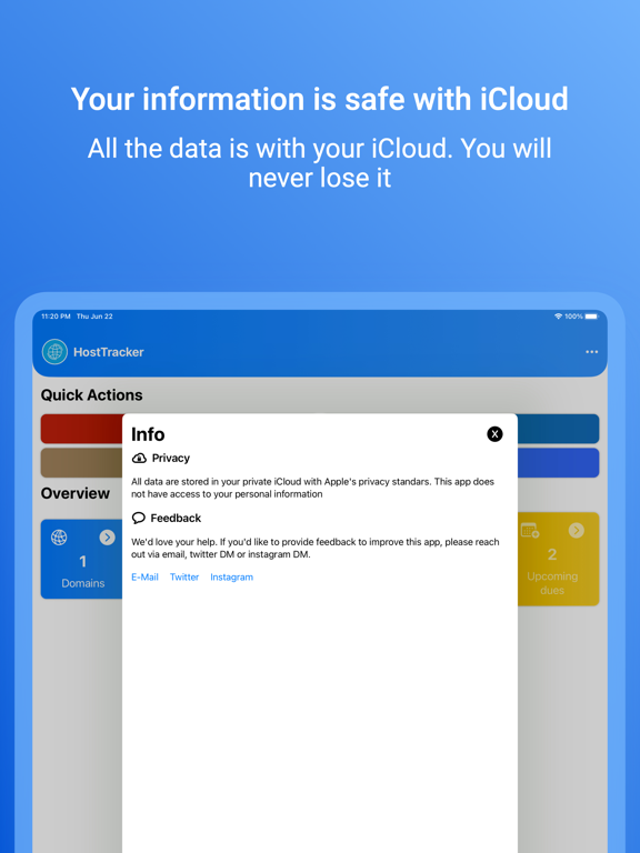 HostTracker: Domain & Hosting screenshot 2
