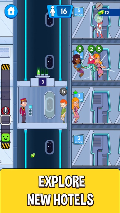 Hotel Elevator: Doorman Mania screenshot 3