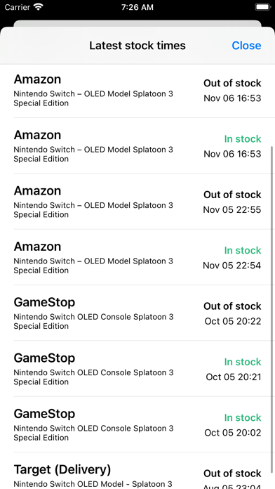 HotStock - in-stock alerts screenshot 3