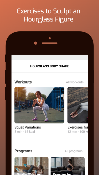 Hourglass Body Shape - Workout screenshot 3