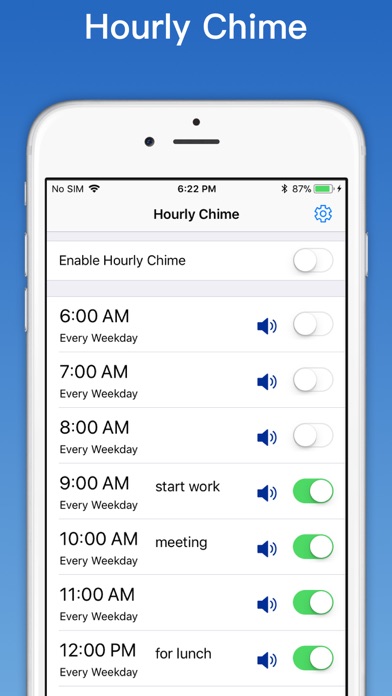 Hourly Chime - hourly reminder screenshot 3