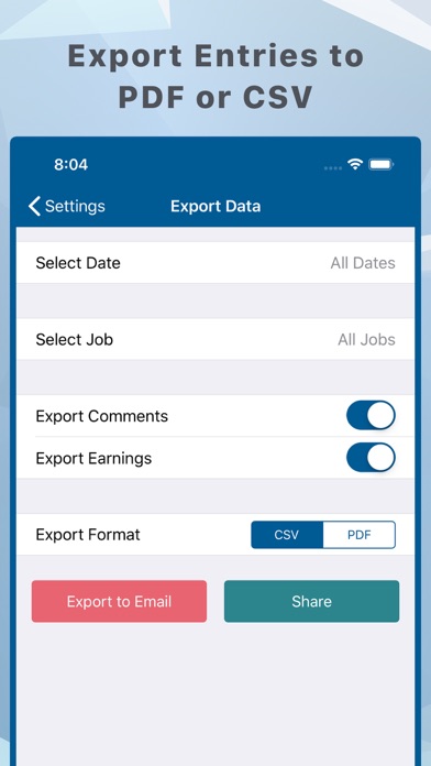 Hours and Pay Tracker: TimeLog screenshot 2