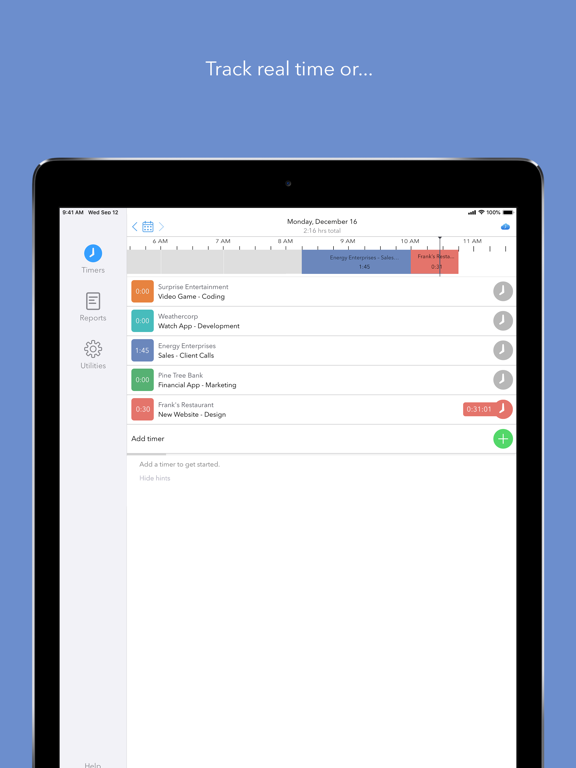 Hours Time Tracking screenshot 4