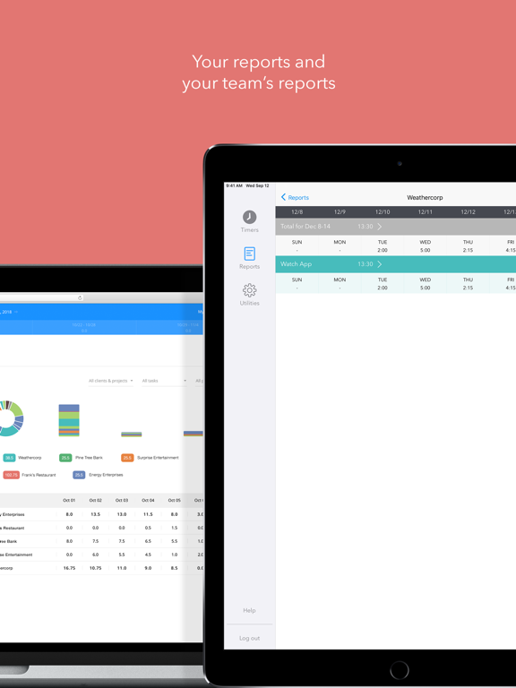 Hours Time Tracking screenshot 1