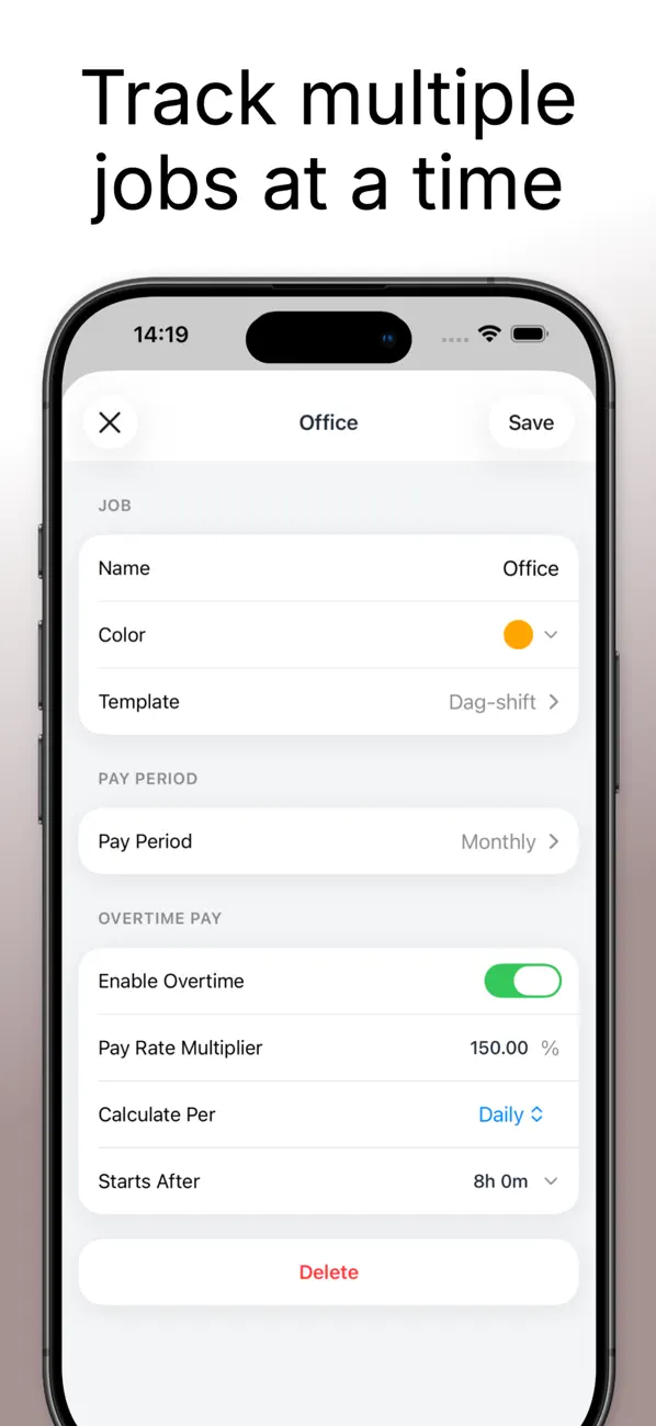 Hours Tracker - Salarybook screenshot 3