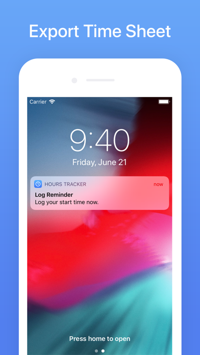 Hours Tracker: Time Calculator screenshot 1