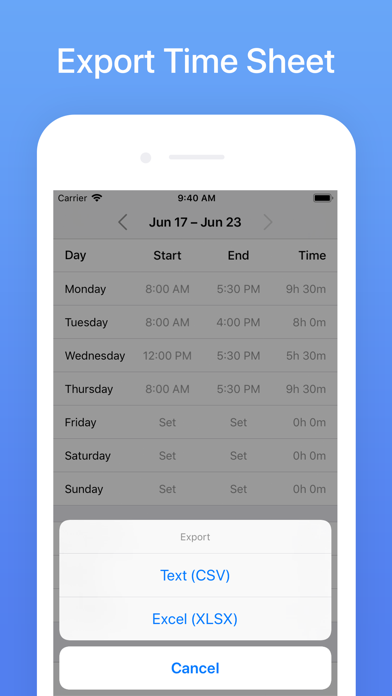 Hours Tracker: Time Calculator screenshot 2