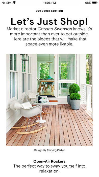 House Beautiful Magazine US screenshot 1