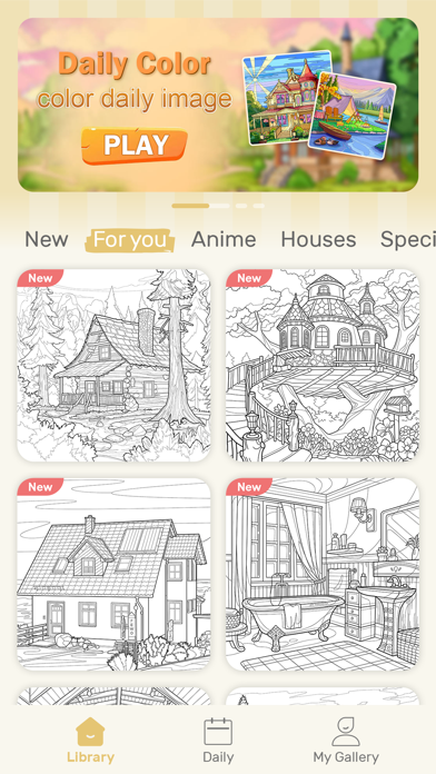 House Color - Paint by number screenshot 2