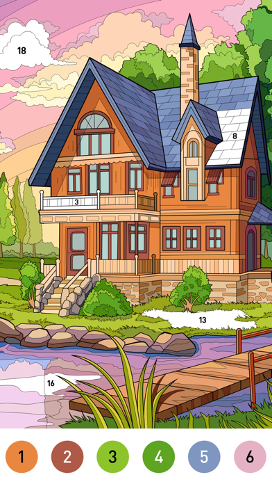 House Color - Paint by number screenshot 3