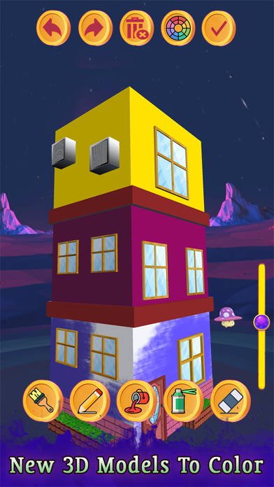 House Paint 3D - Home Coloring screenshot 1