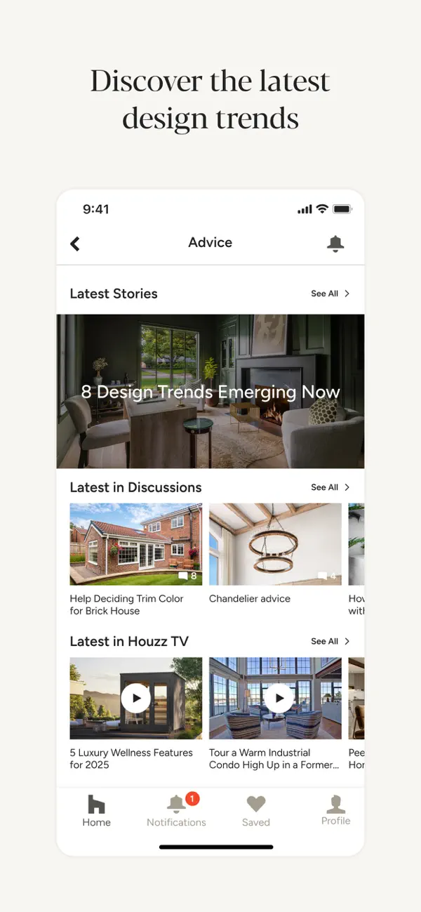 Houzz - Home Design & Remodel screenshot 1