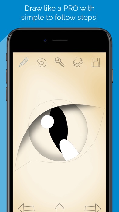 How To Draw Eyes with Steps screenshot 2