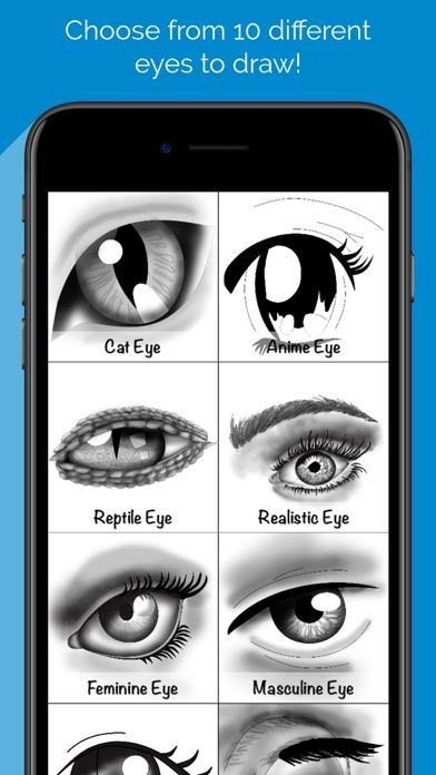 How To Draw Eyes with Steps screenshot 4