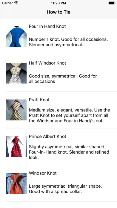 How to Tie a Tie and Bow tie screenshot 4