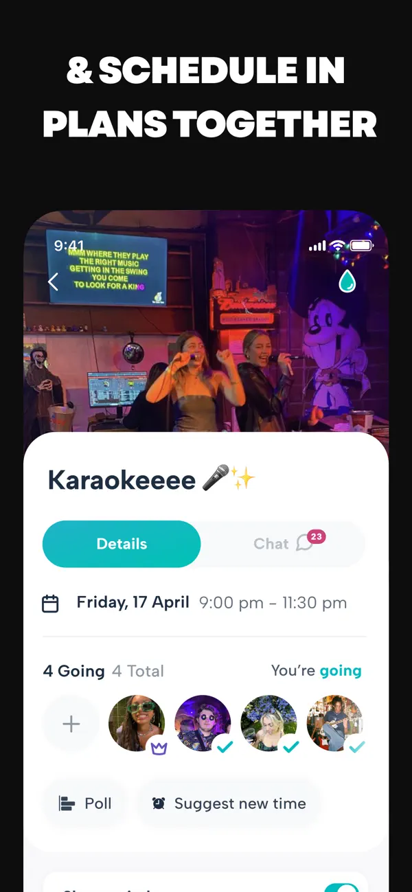Howbout: shared calendar screenshot 4