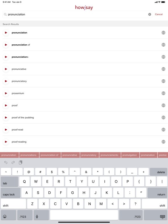 Howjsay Pronunciation screenshot 10