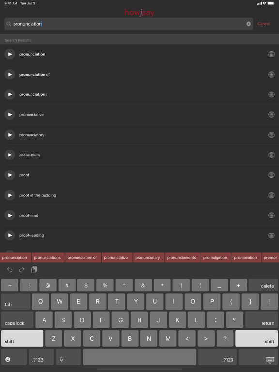 Howjsay Pronunciation screenshot 5