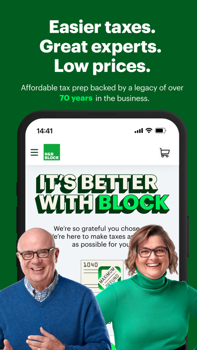 H&R Block Tax Prep: File Taxes screenshot 1