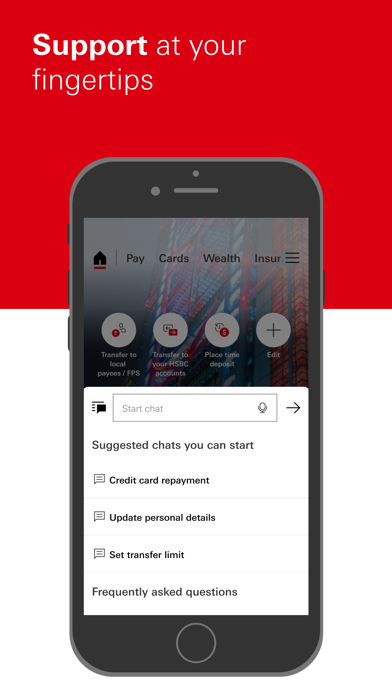 HSBC HK Mobile Banking screenshot 1